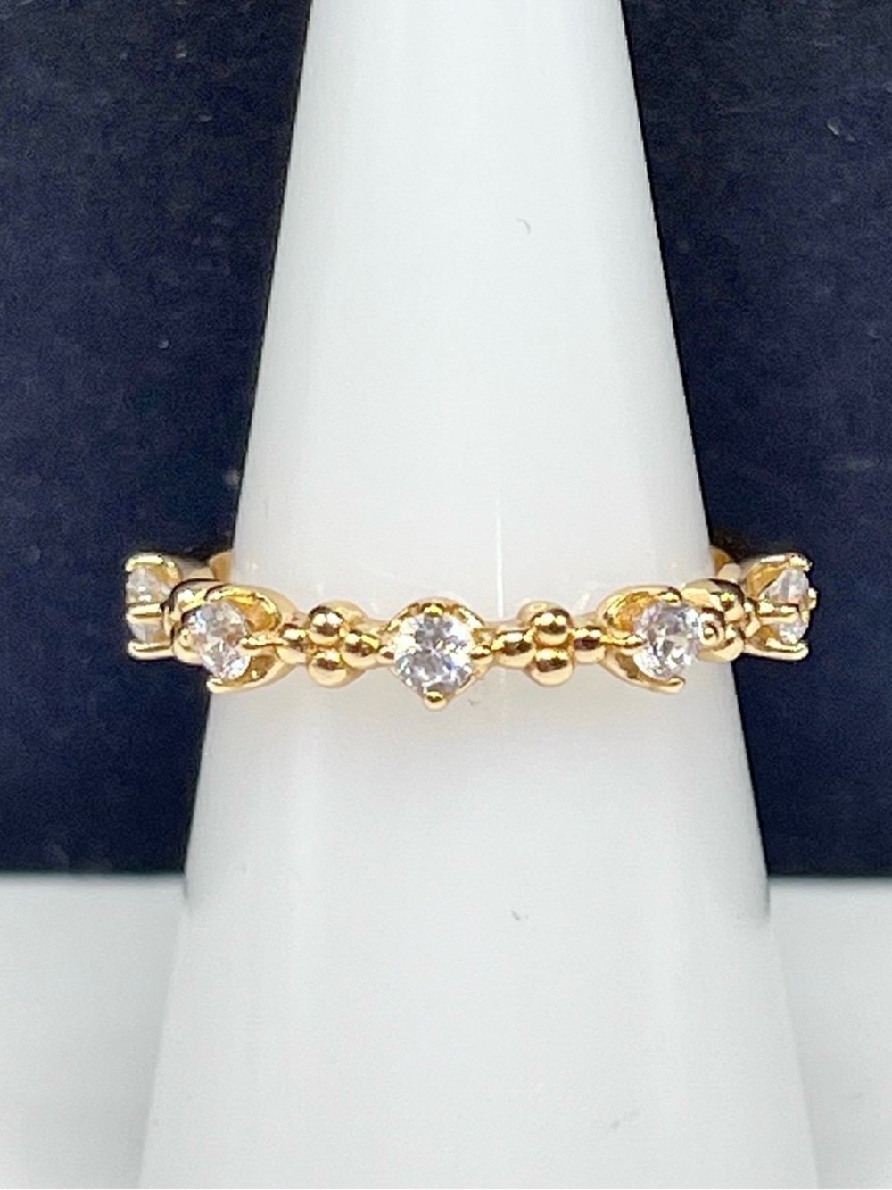 Bomb Party BP Sterling Gold Vermeil The Giavella Ring Size 6